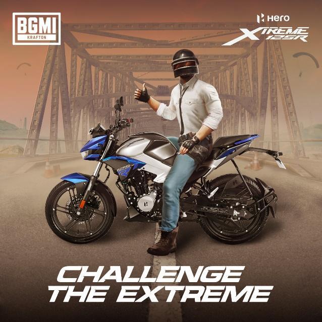 KRAFTON India creates a first of its kind engagement for BGMI players; introduces “Hero Xtreme 125R Finishes Challenge” where winners get the sought-after Hero Xtreme 125R