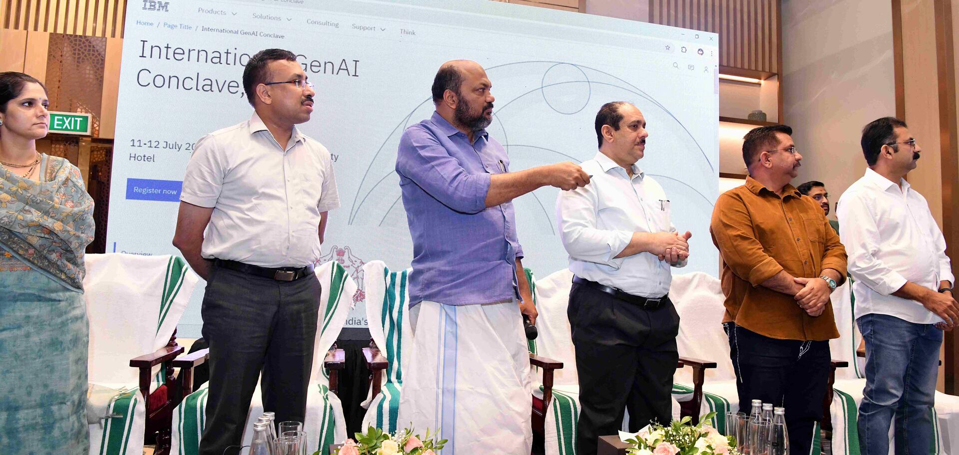 Kerala partners with IBM to host global conclave on Gen AI in Kochi    Minister P Rajeeve launches website of July 11-12 event