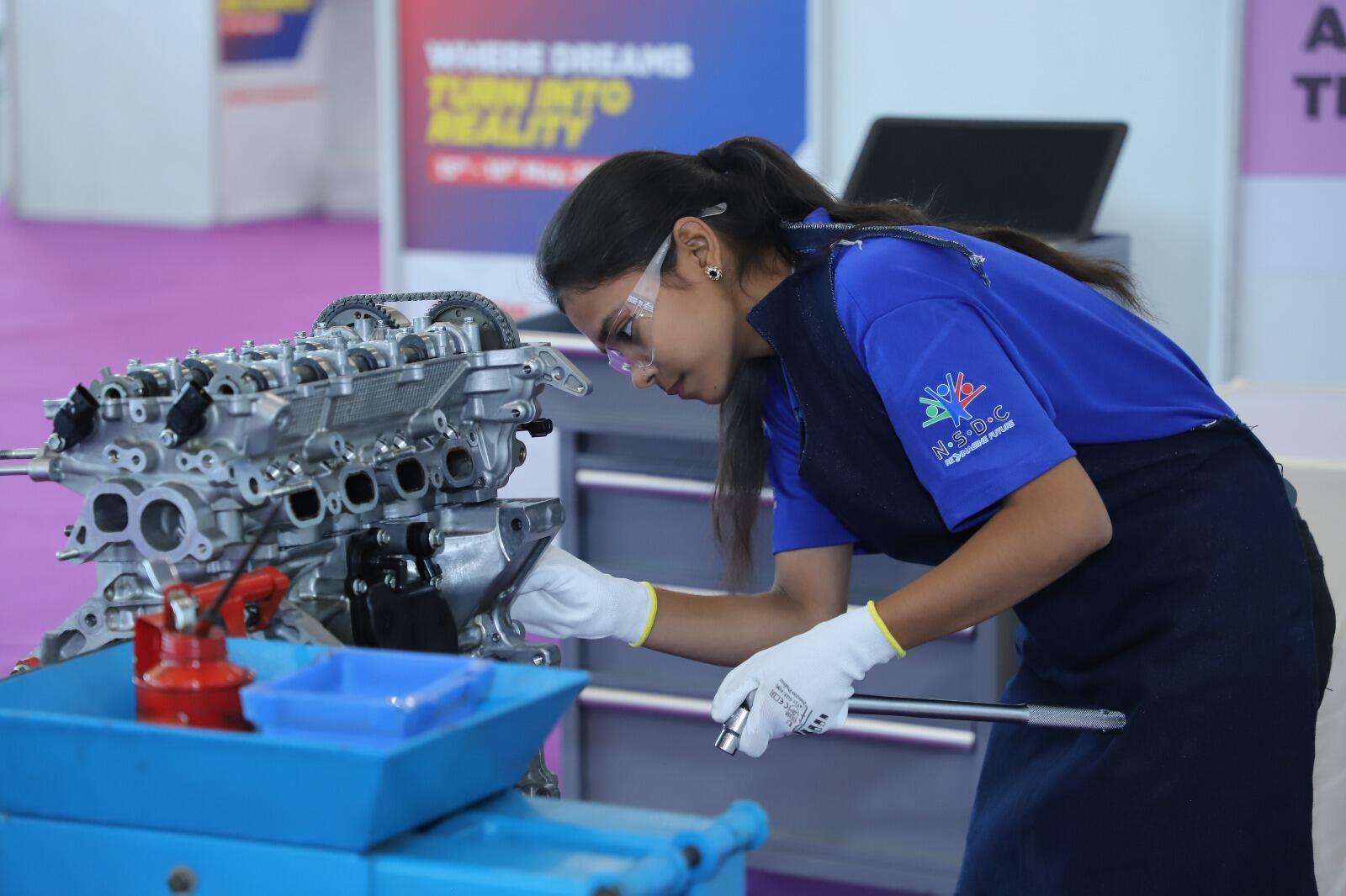 Over 170 Women participate in male-dominated trades in IndiaSkills 2024