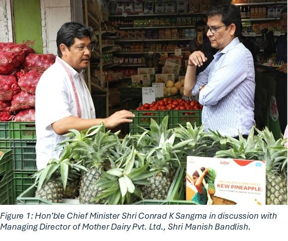 Government of Meghalaya’s marketing initiative for Pineapple farmers