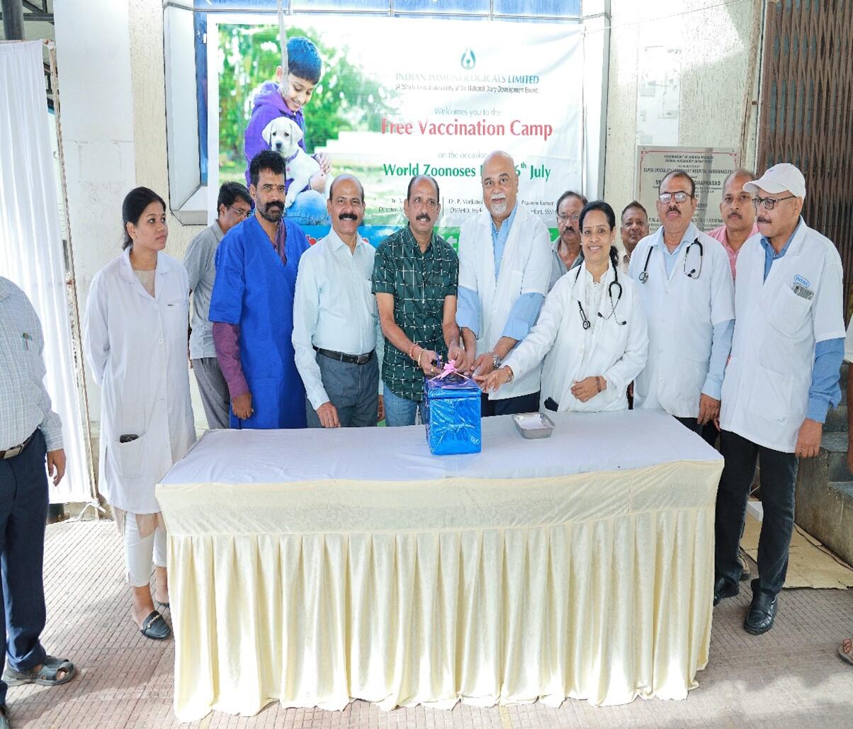 Indian Immunologicals hosts Free Vaccination Drive for over a lakh canine on Zoonosis Day
