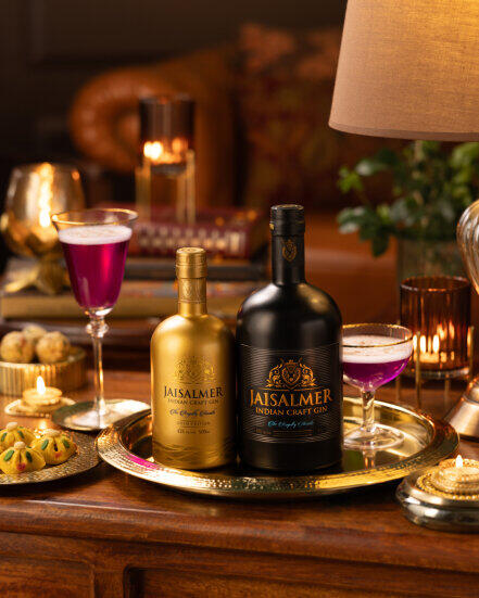 Jaisalmer Indian Craft Gin, an epitome of luxury, leads the luxury Indian craft gin space with 50% market share