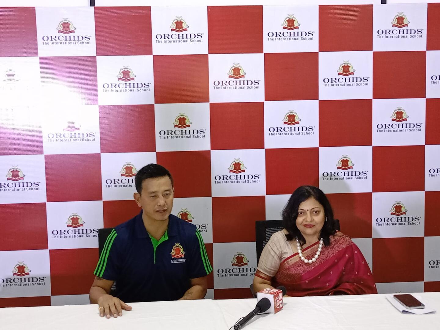Orchids The International School conducts an exclusive Masterclass for students with renowned Indian Footballer Bhaichung Bhutia