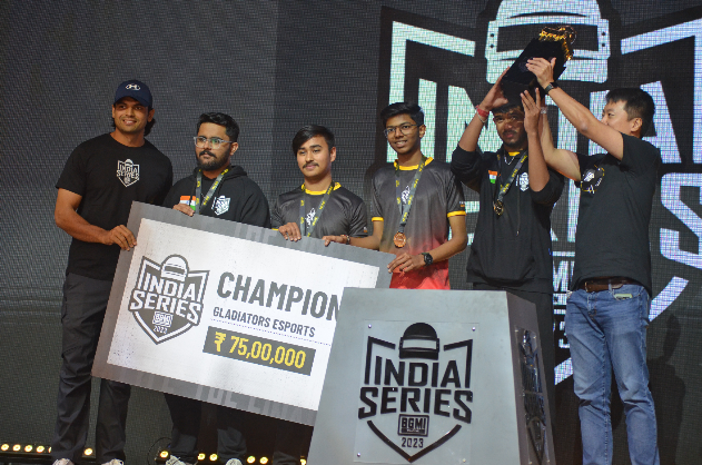 Team Gladiators crowned Champions of BGIS 2023 by Olympic Champion Neeraj Chopra