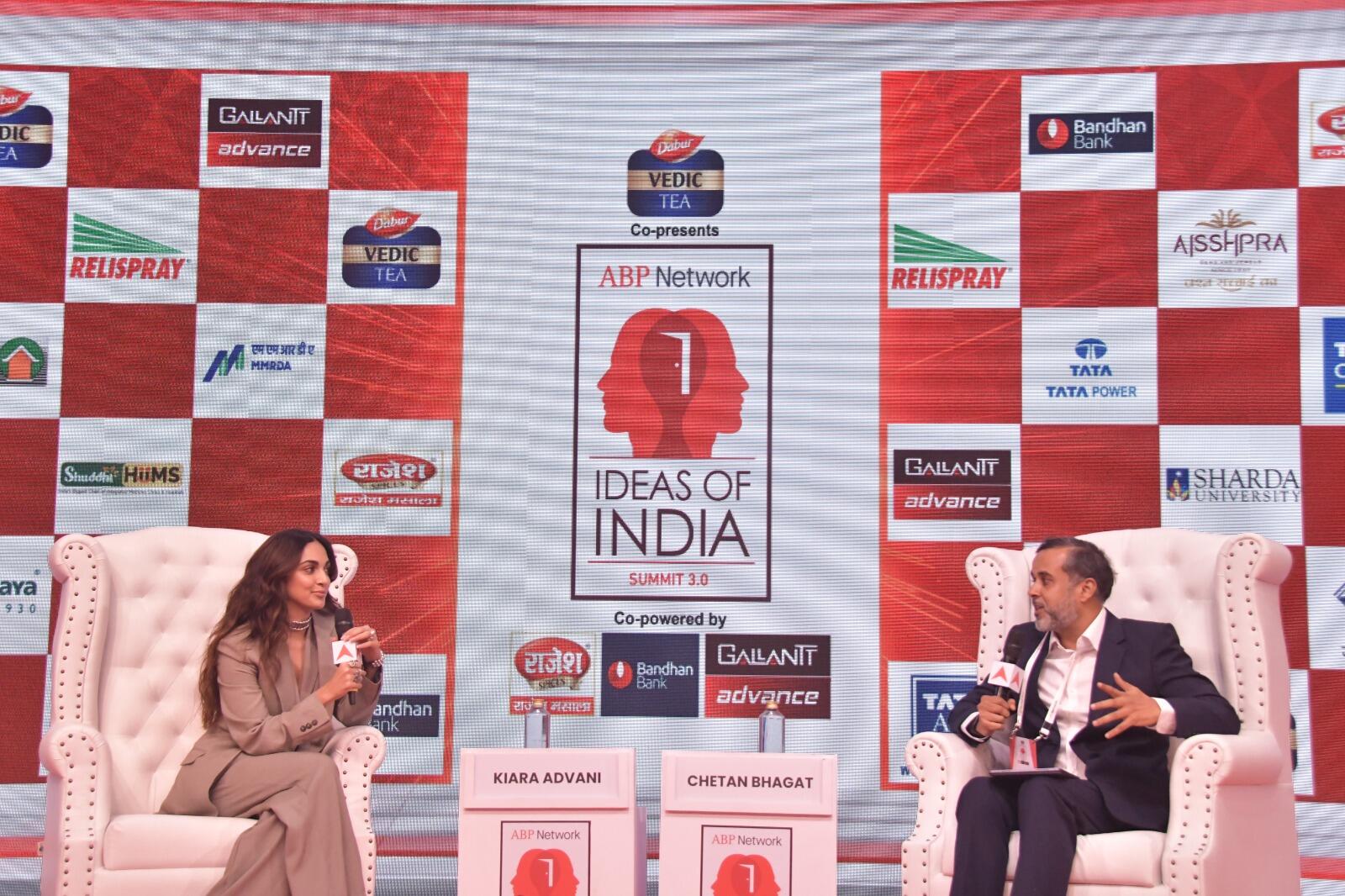 Actress Kiara Advani and Director Atlee share secrets of appealing to masses through movies at the ‘Ideas of India’ Summit 3.0
