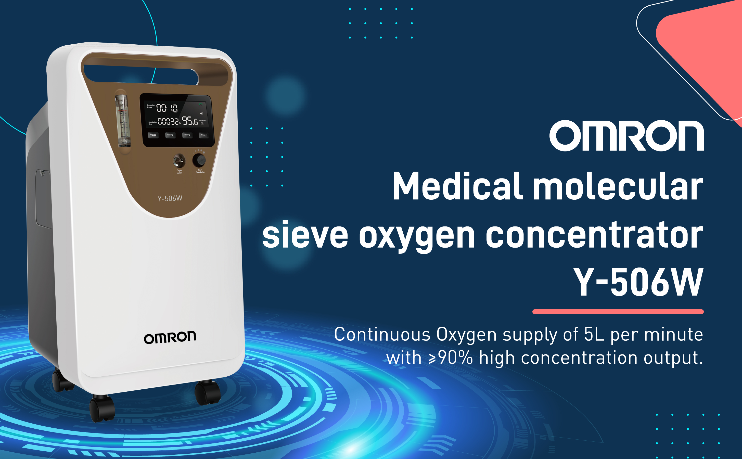 OMRON Healthcare introduces high-quality medical molecular sieve Oxygen concentrator