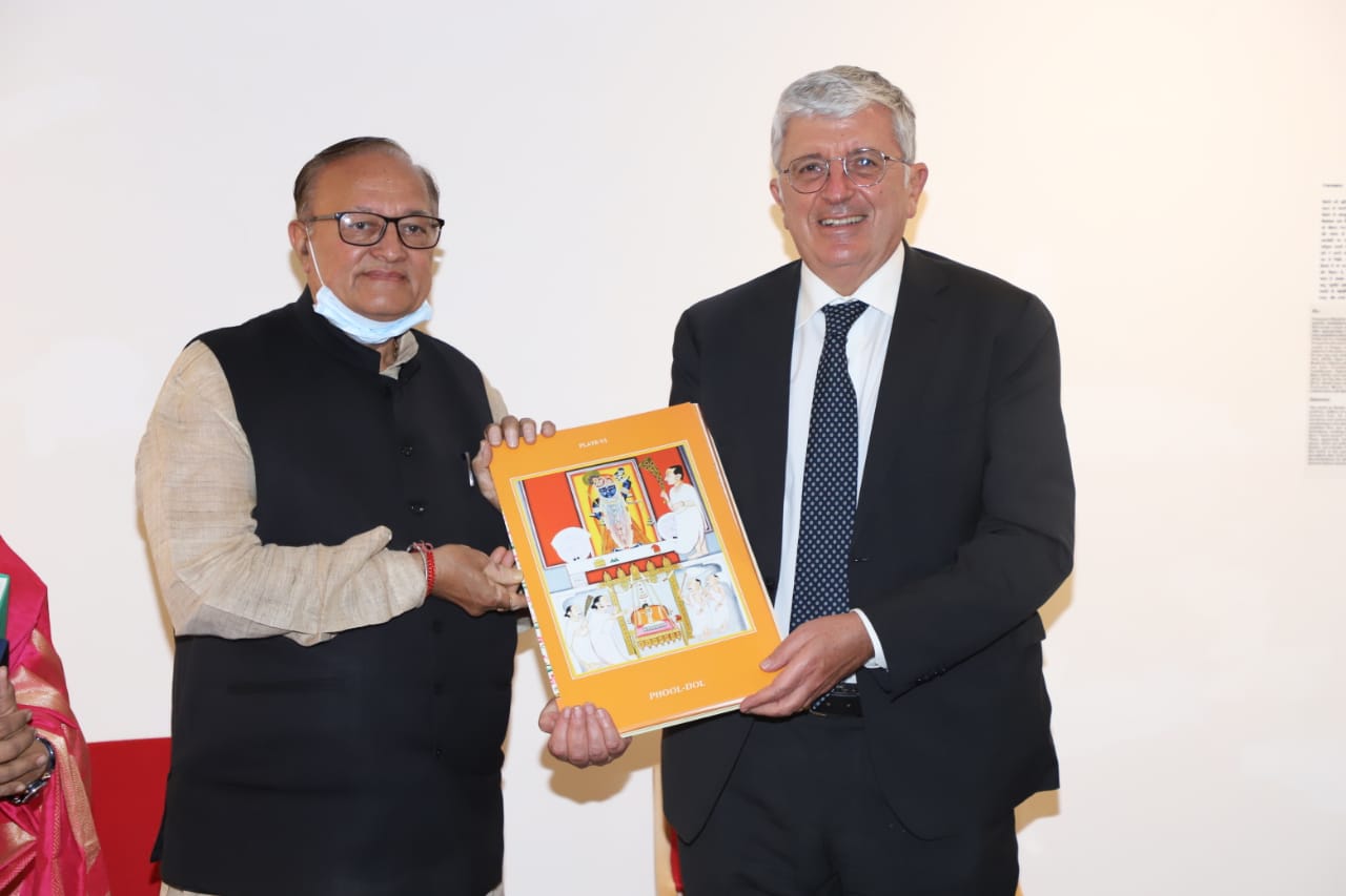 RAJASTHAN MINISTER OF ART AND CULTURE MEETS AMBASSADOR OF ITALY TO INDIA