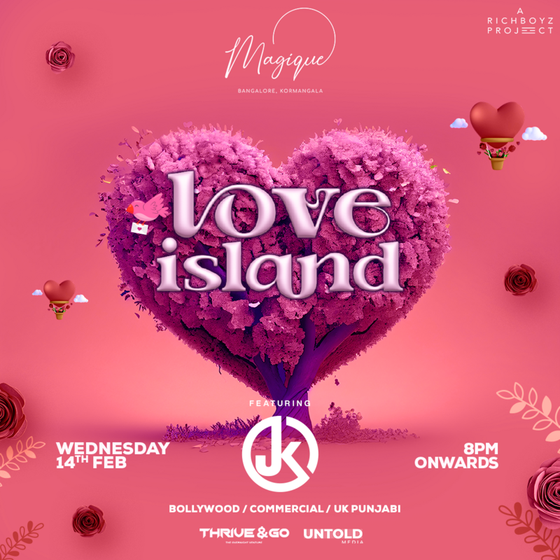 Experience Love's Melody with DJ JK: A Valentine's Day Affair at Magique Koramangala