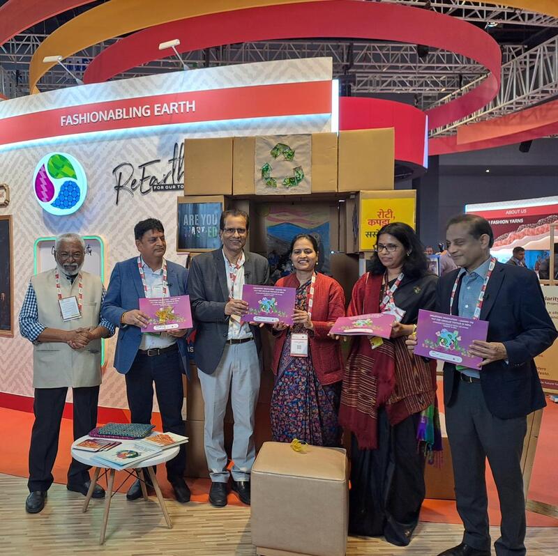 Revealing a Stylish Sustainable Future: Aditya Birla Fashion and Retail Introduces "Fashionabling Earth," a Unique 3D Coffee Table Book at Bharat Tex 2024
