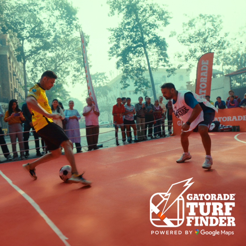 GATORADE® USES DATA TO UNLOCK URBAN PLAYGROUNDS, WITH THEIR INITIATIVE 'TURF FINDER'