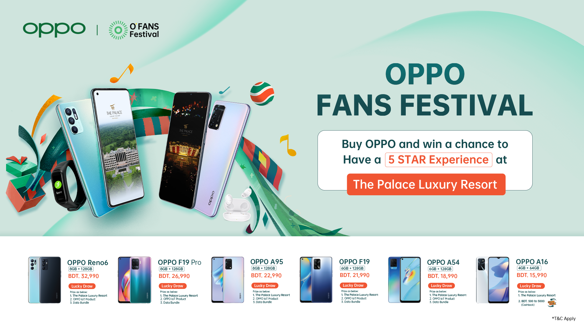 Indulge yourself with lucrative offers at O'Fans Festival