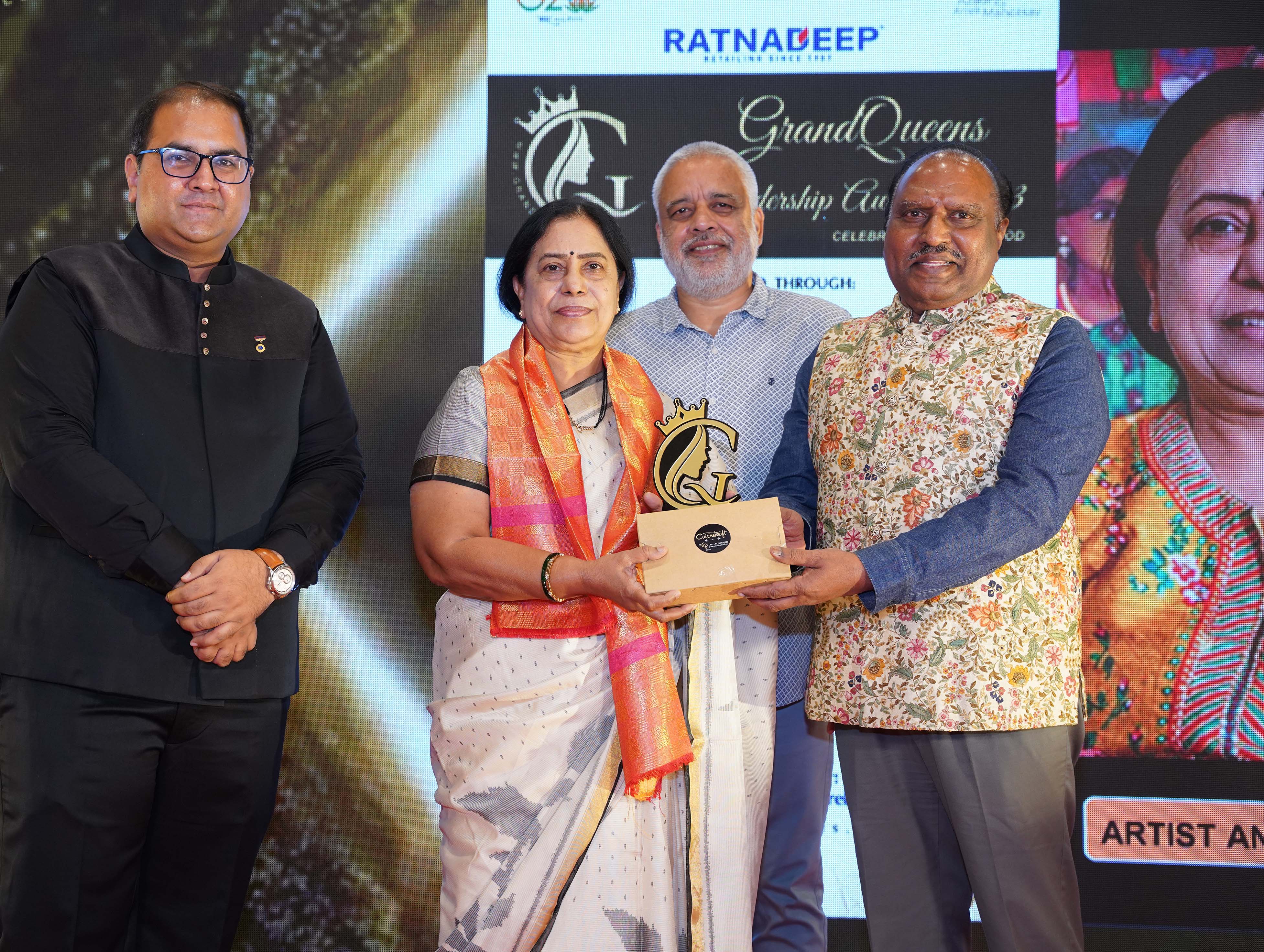 Ratnadeep Grand Queens Leadership Awards 2023, presented to Women leaders at a glittering ceremony!