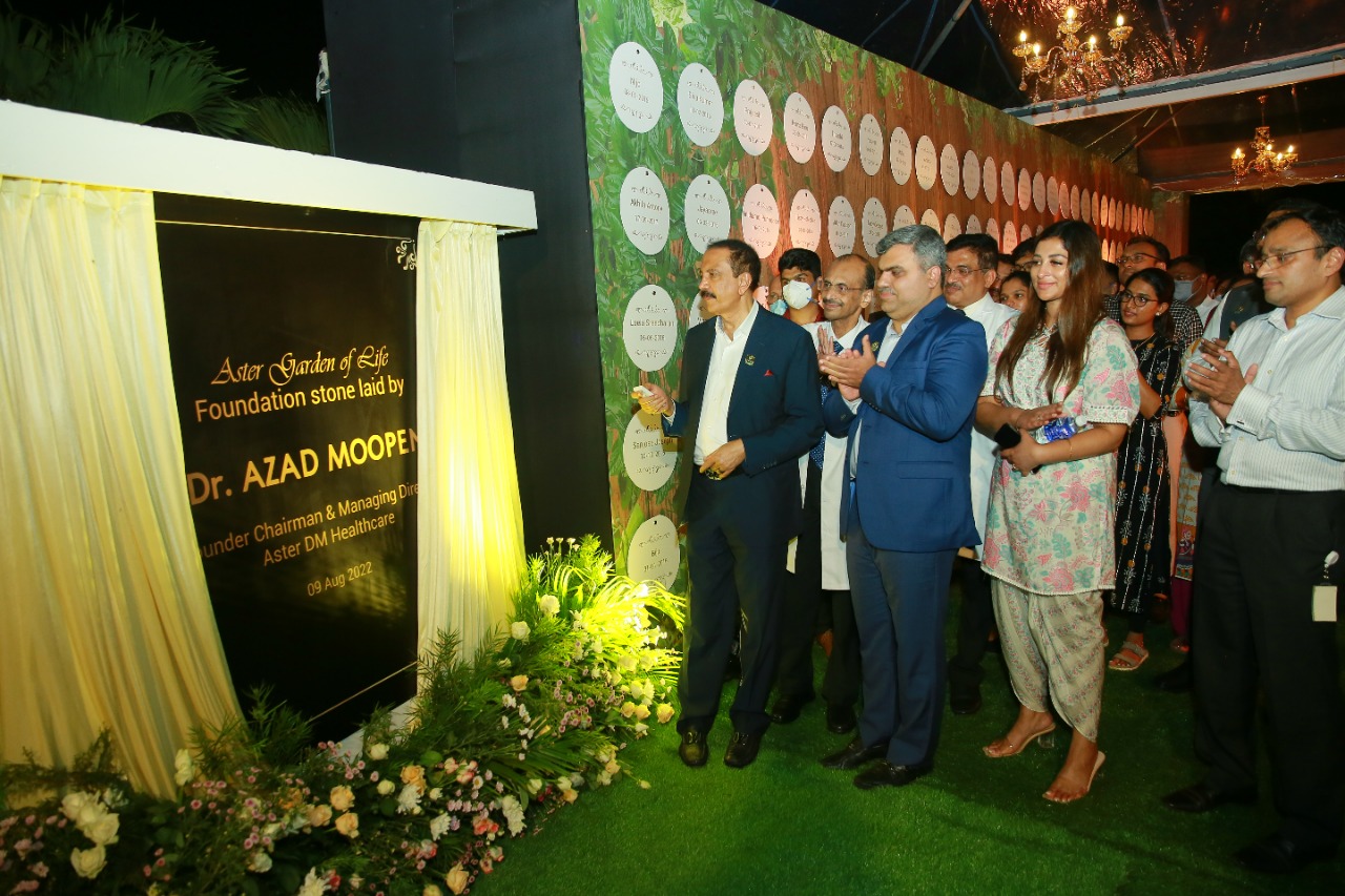 First of its kind initiative in the state; Aster Medcity launches 'Garden of Life'
