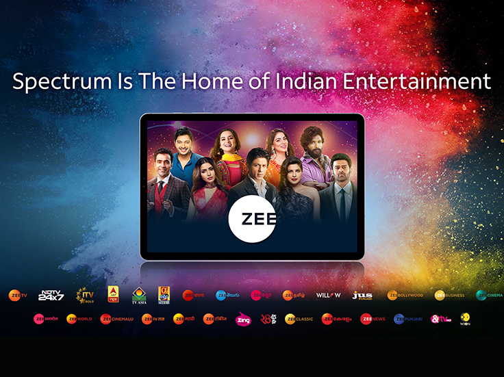 CHARTER BOOSTS SOUTH ASIAN PROGRAMMING FOR SPECTRUM CUSTOMERS WITH ADDITION OF ZEE ENTERTAINMENT CHANNELS, NEW VIDEO TIERS