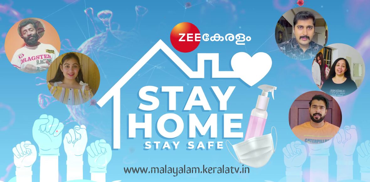 ZEE Keralam actors come together with helpful messages as part of the Covid Awareness drive