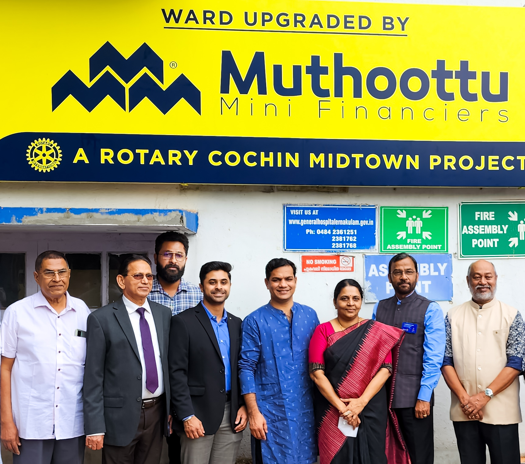 Muthoottu Mini CSR initiative, upgradation of male and female medical wards at General Hospital, Ernakulam