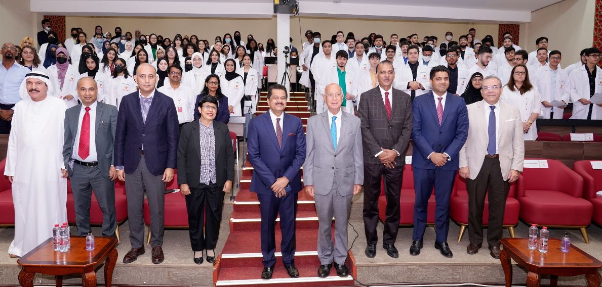 440 STUDENTS OF GULF MEDICAL UNIVERSITY FROM 47 NATIONALITIES PLEDGE THEIR CAREERS TO SERVE THE COMMUNITY