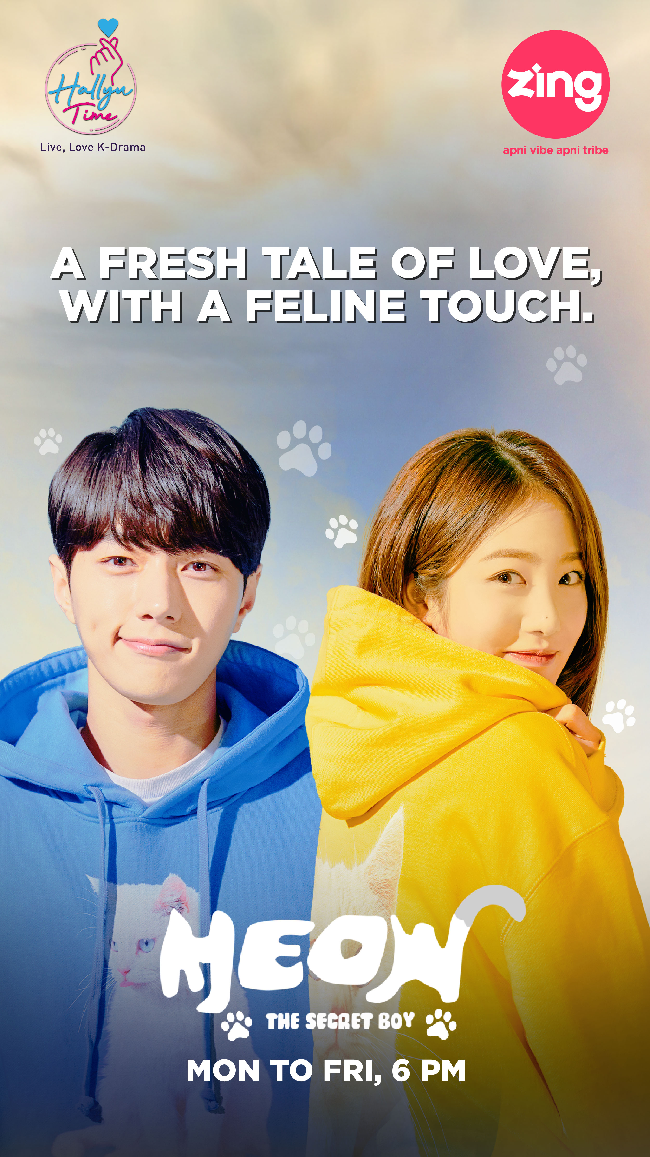 A feline-human duo will make Zing’s Hallyu slot irresistible! Watch out for the premiere of ‘Meow The Secret Boy’
