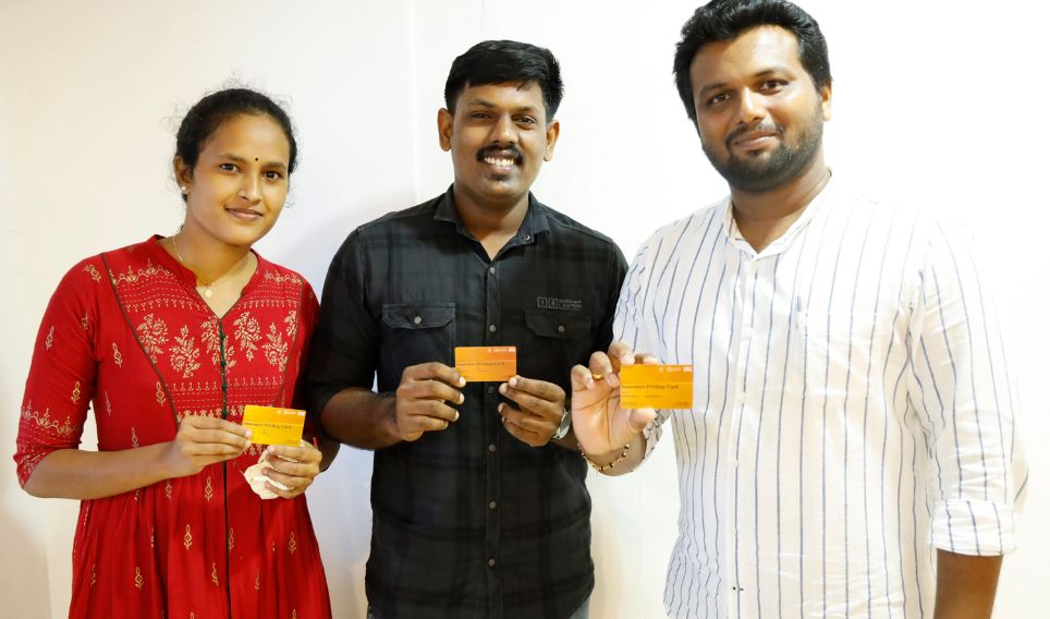 Innovators Privilege Card given to five innovators at YIP