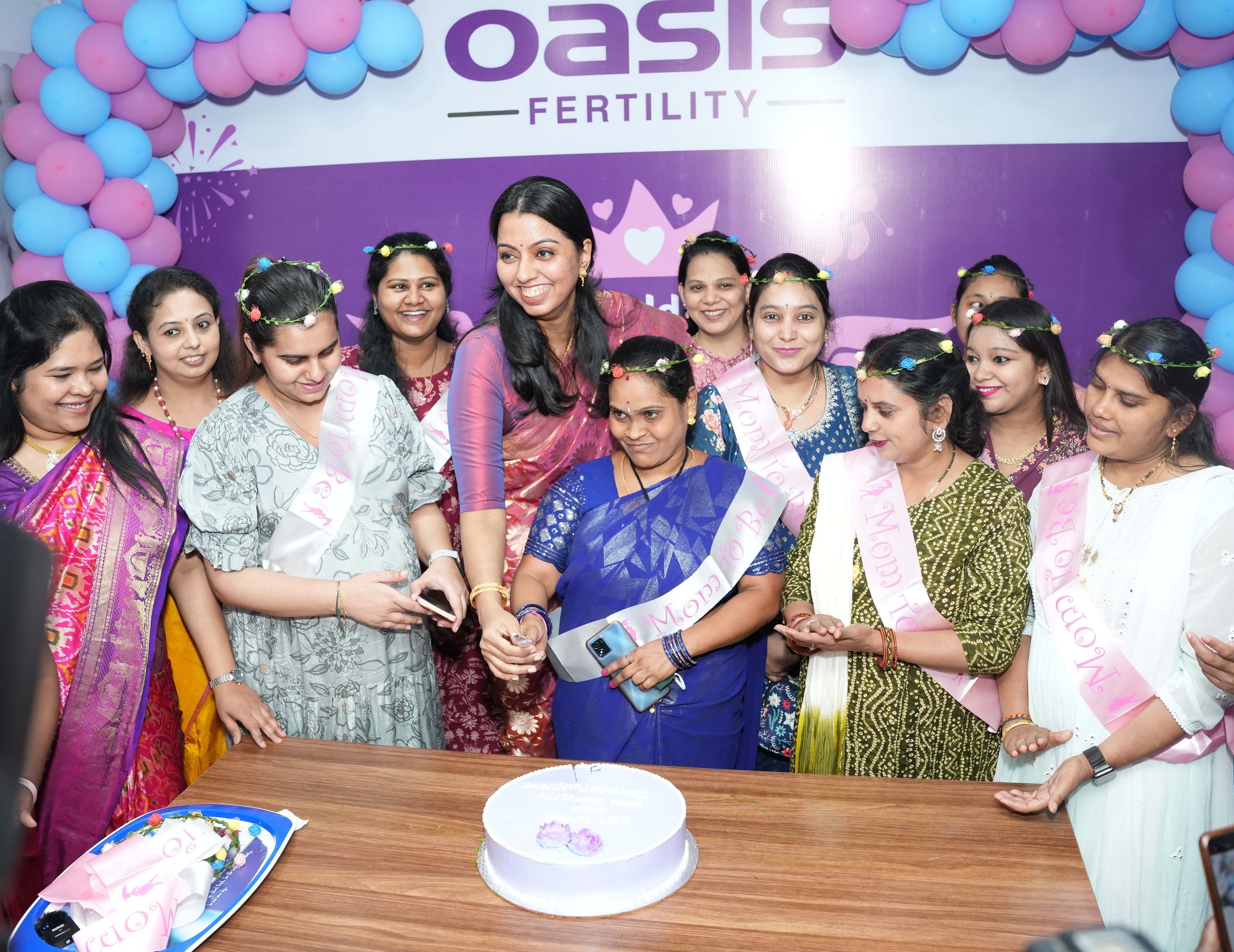 Oasis Fertility, Secunderabad conducts mass baby shower to felicitate couples conceived through IVF