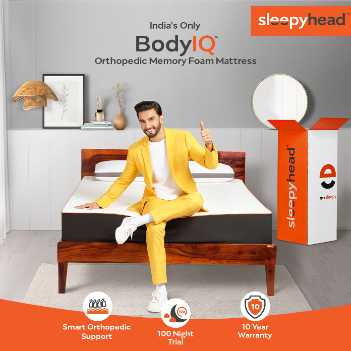 Sleepyhead’s latest campaign has Ranveer Singh in the bedroom