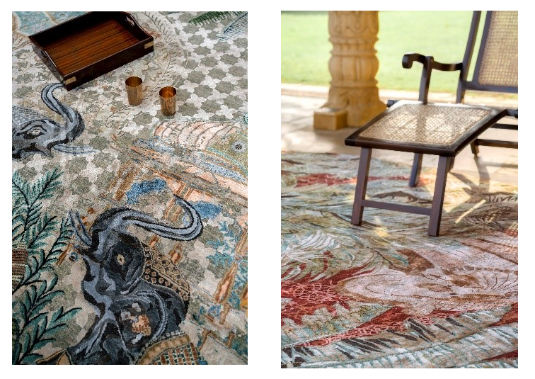 An ode to a lifetime of observations, Inde Rose – a new collection for Jaipur Rugs by Vinita Chaitanya