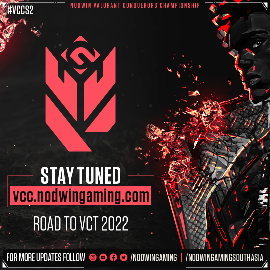 NODWIN GAMING ANNOUNCES VCC - VALORANT CONQUERORS CHAMPIONSHIP 2022 WITH RIOT GAMES