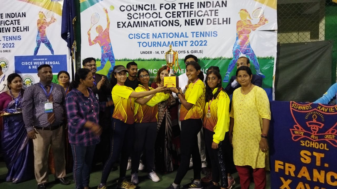Closing ceremony of CISCE National Sports & Games Tennis Tournament 2022 under the  aegis of the Council for the Indian School Certificate Examinations (CISCE)