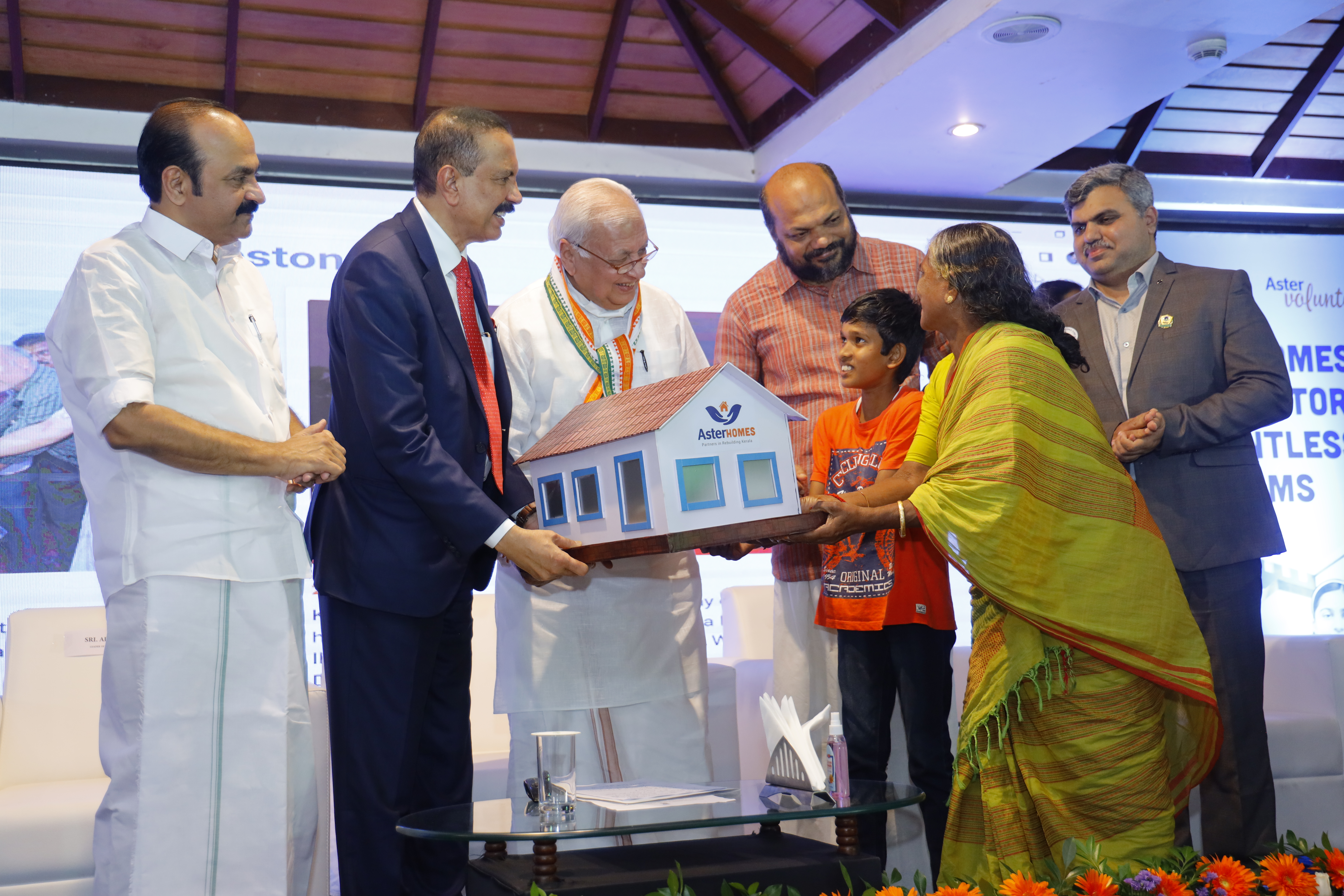 Aster delivers its commitment to build 255 Aster Homes for the flood victims of Kerala