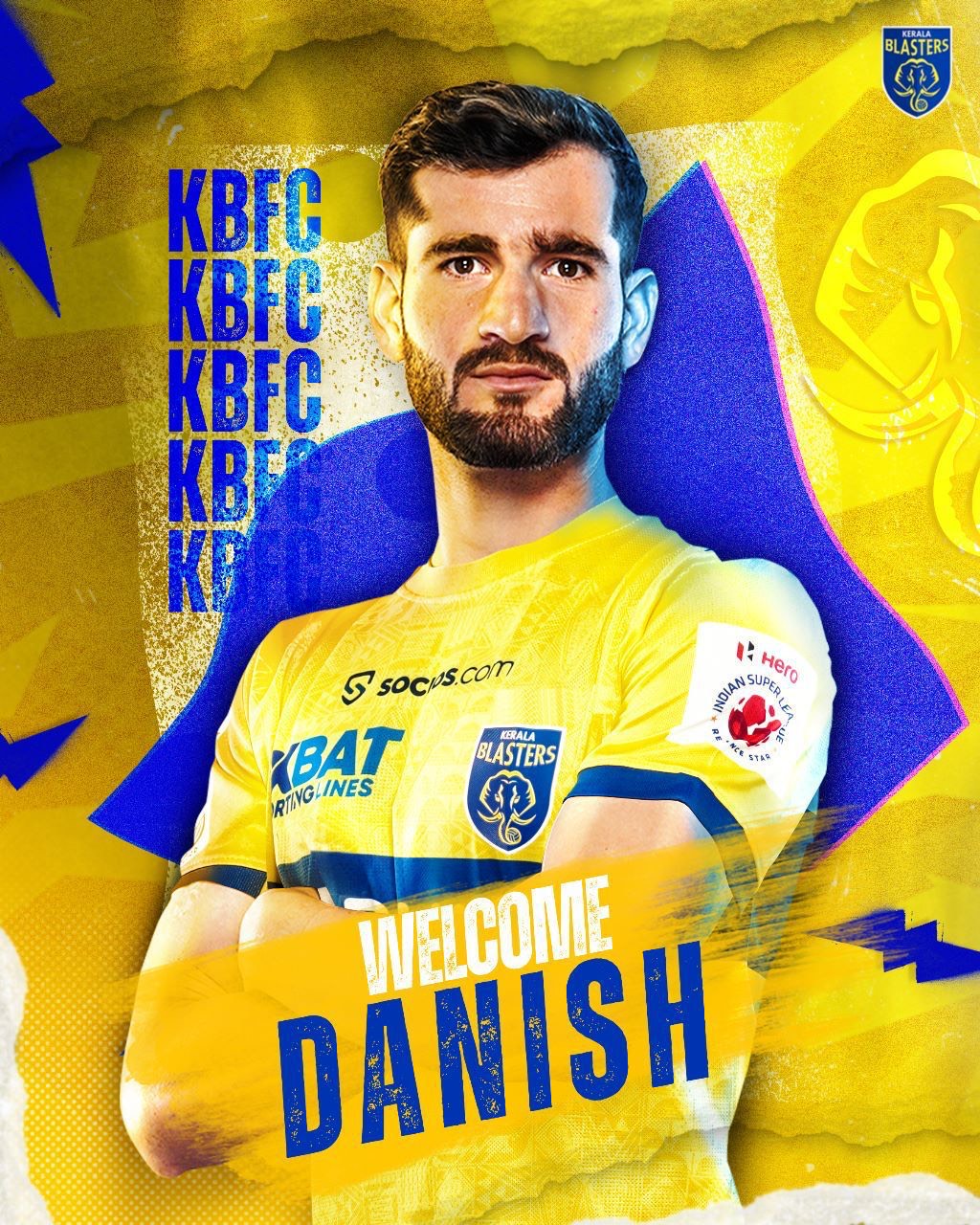 Kerala Blasters FC sign midfielder Danish Farooq
