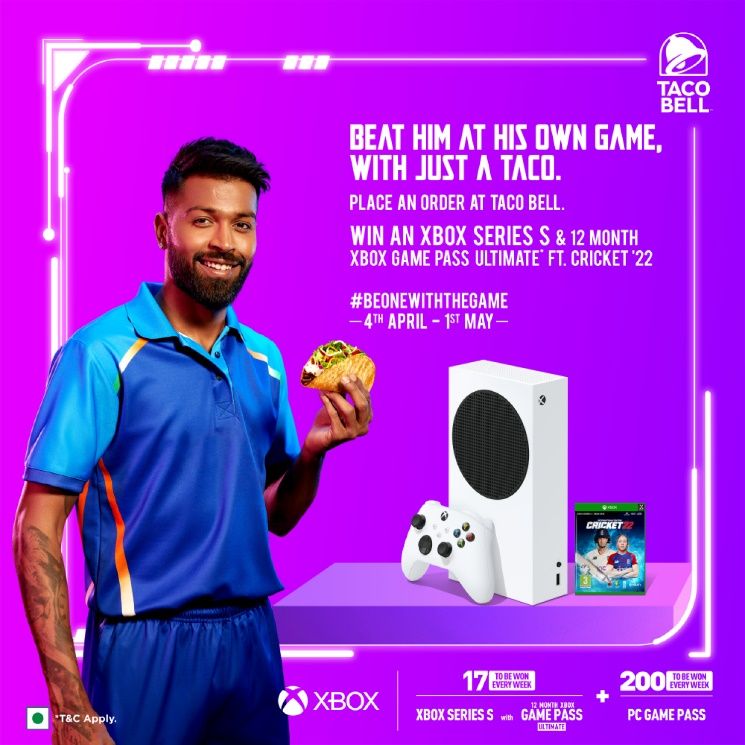 TACO BELL TEAMS UP WITH MICROSOFT XBOX, INVITES FANS AND GAMING ENTHUSIASTS TO #BEONEWITHTHEGAME