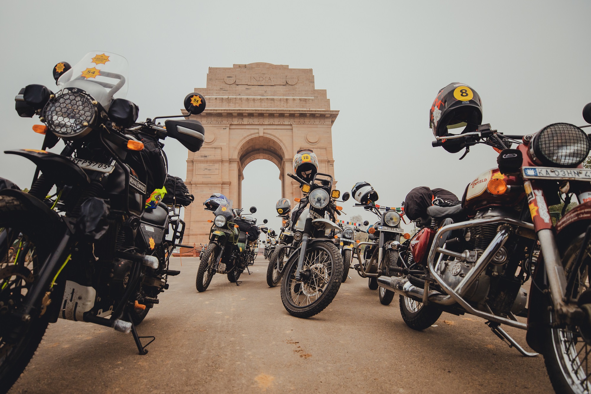 Royal Enfield Himalayan Odyssey returns after 2 years  18th Himalayan Odyssey flagged-off from India Gate, Delhi