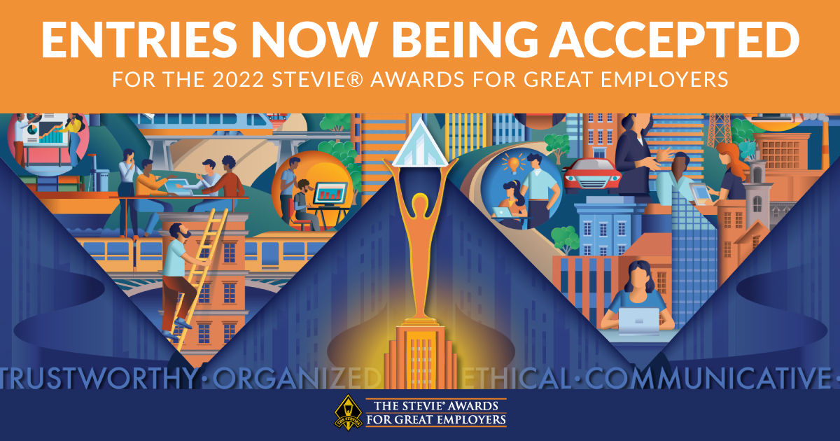 Call for Entries Issued for the 2022 Stevie® Awards for Great Employers  Seventh Annual Honors for Employers and HR Professionals is Accepting Nominations
