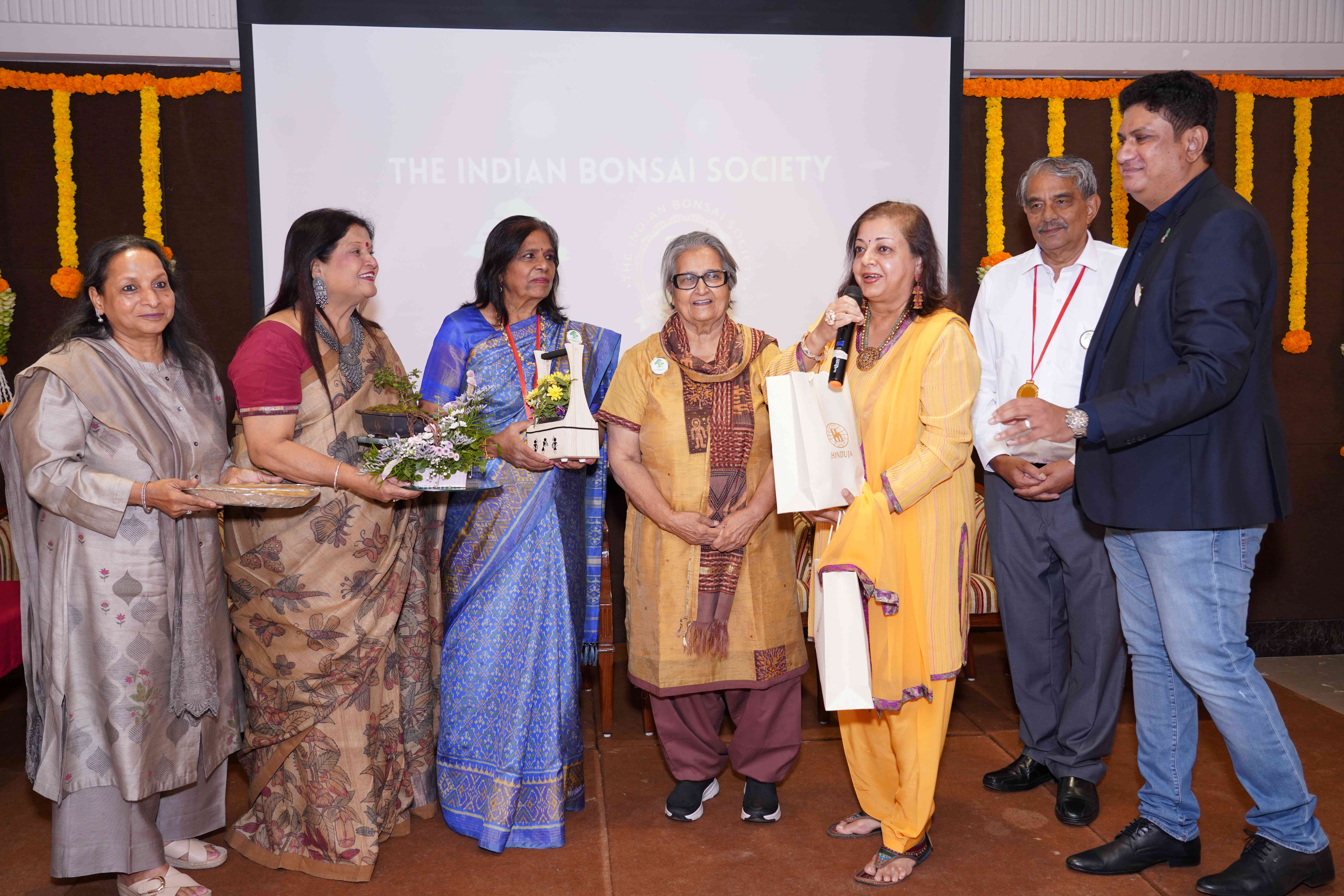 Harsha Hinduja celebrates the Golden Jubilee of the Indian Bonsai Society